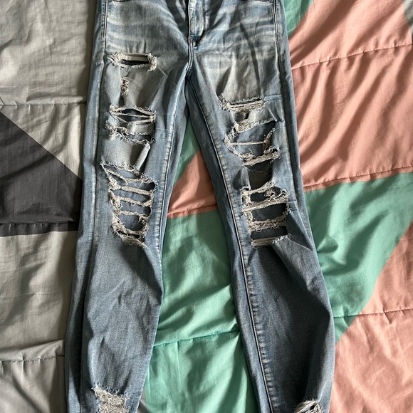 American Eagle High Rise Jeggings Size 10 - Picture 2 of 5